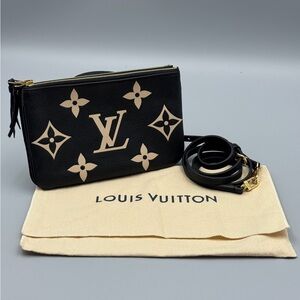 Louis Vuitton Bicolore Double Pochette Crossbody